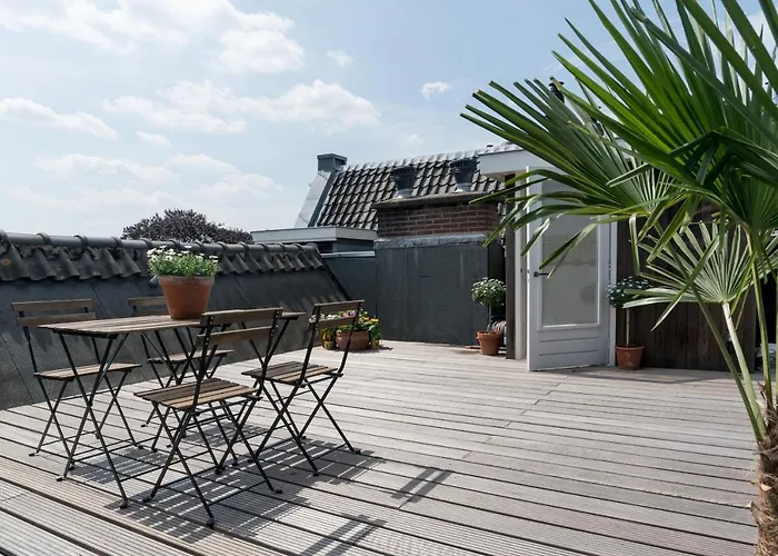 アパート Empire Roof Terras アムステルダム